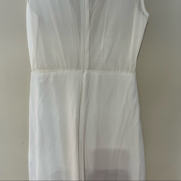 FOR LOVE AND LEMONS WHITE MINI DRESS WITH MESH PANEL SIZE SMALL - Picture 8 of 8
